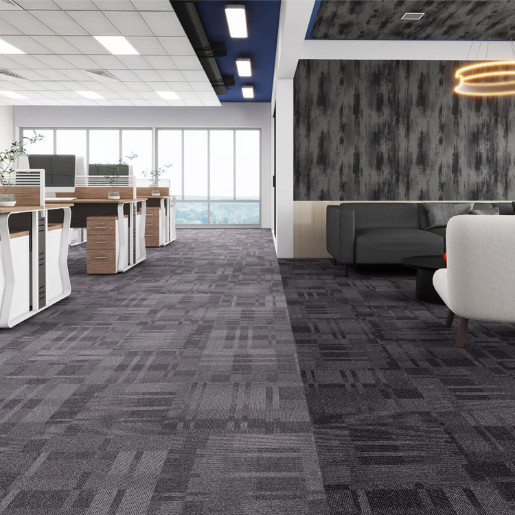 Nylon 50*50 Carpet Tiles Commercial Office Modular Carpet Tiles