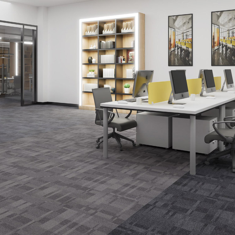Nylon 50*50 Carpet Tiles Commercial Office Modular Carpet Tiles