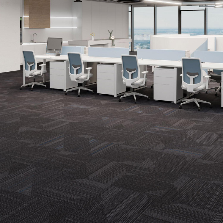 100% Nylon Commercial Carpet Tiles Fireproof Decoration Office Floor Carpet Tiles
