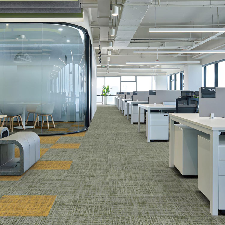 50*50 Nylon Carpet Tiles Commercial Office Modular Carpet Tiles