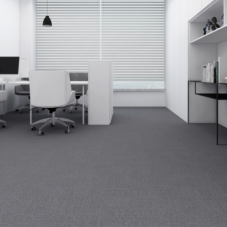 100% Nylon Fireproof Level Loop Office Floor Carpet Tiles