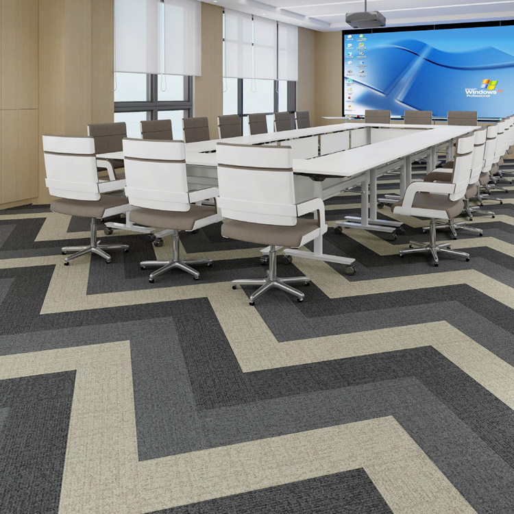 Office Use Carpet Tiles High Quality Nylon With PVC Backing 25*100 Carpet Tiles