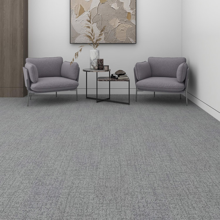 Office Use Carpet Tiles High Quality Nylon With PVC Backing 25*100 Carpet Tiles