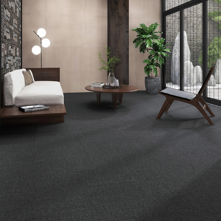 Office Use Carpet Tiles High Quality Nylon With PVC Backing 25*100 Carpet Tiles