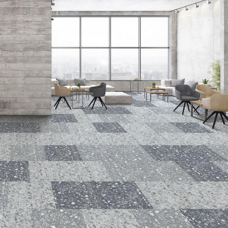Office Flooring Carpet Tiles High Quality Level Loop Carpet Tiles