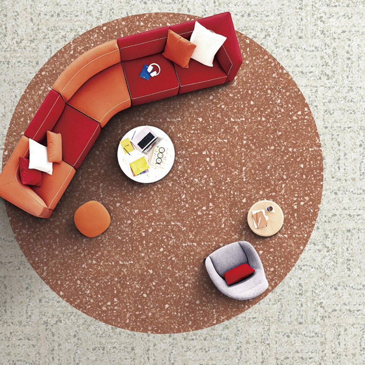 Office Flooring Carpet Tiles High Quality Level Loop Carpet Tiles