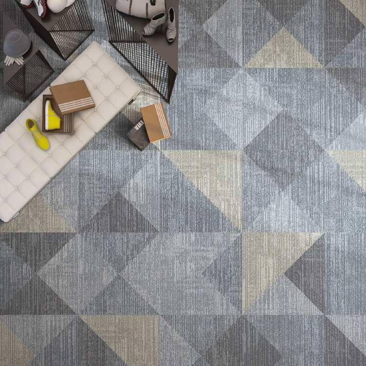 Nylon Office Carpet Tiles High Quality Level Loop Carpet Tiles