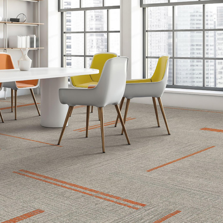 Nylon Office Carpet Tiles High Quality Level Loop Carpet Tiles