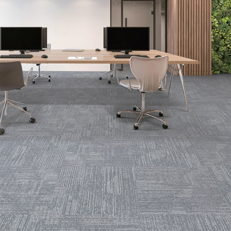 Nylon Office Carpet Tiles High Quality Level Loop Carpet Tiles