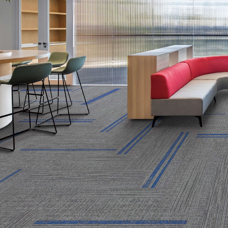 Nylon Office Carpet Tiles High Quality Level Loop Carpet Tiles