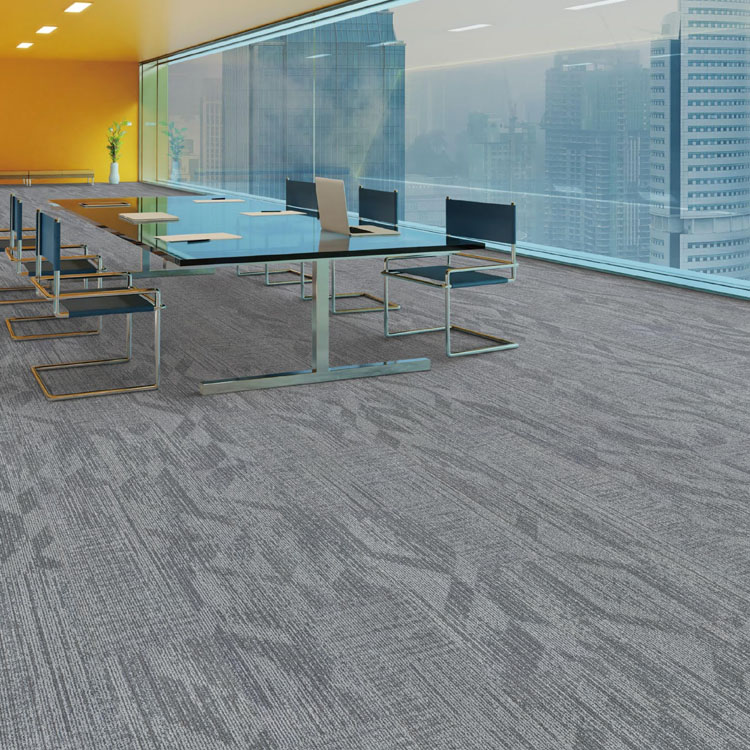 Nylon Office Carpet Tiles High Quality Level Loop Carpet Tiles