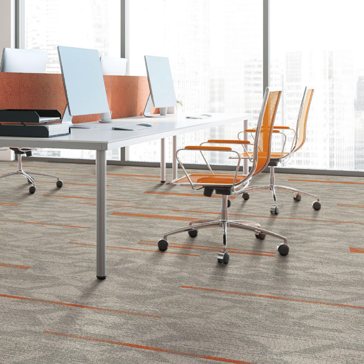 Nylon Office Carpet Tiles High Quality Level Loop Carpet Tiles