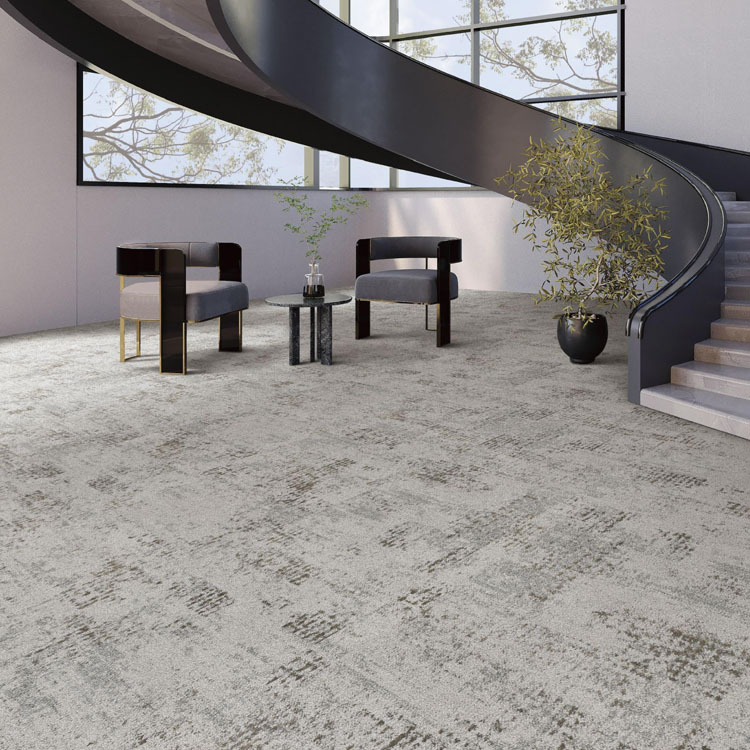 Nylon Office Carpet Tiles 60*60 Level Loop Carpet Tiles