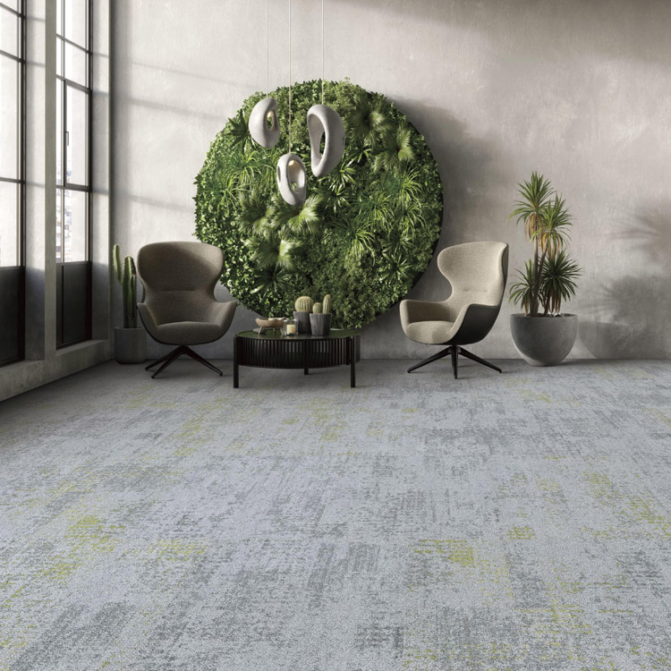 Nylon Office Carpet Tiles 60*60 Level Loop Carpet Tiles