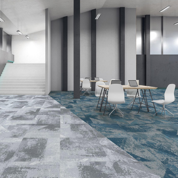 Commercial Nylon High-low Loop Carpet Tiles Office Carpet Tiles