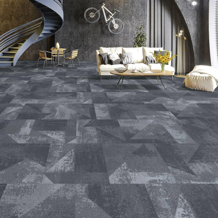 Commercial Nylon High-low Loop Carpet Tiles Office Carpet Tiles