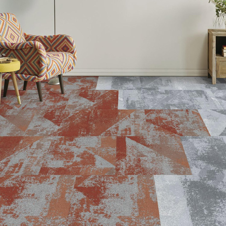 Commercial Nylon High-low Loop Carpet Tiles Office Carpet Tiles