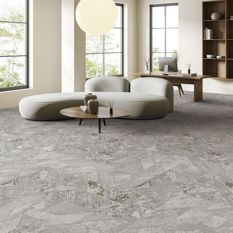 Nylon 25*100 Carpet Tiles Office Flooring Carpet Tiles