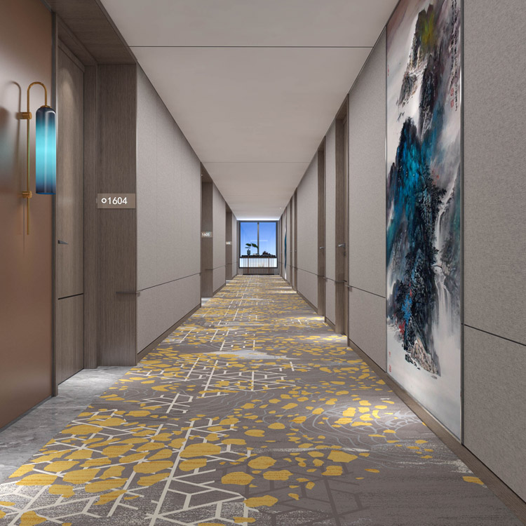 Customize High-quality Hotel Corridor Patterned Printed Carpets