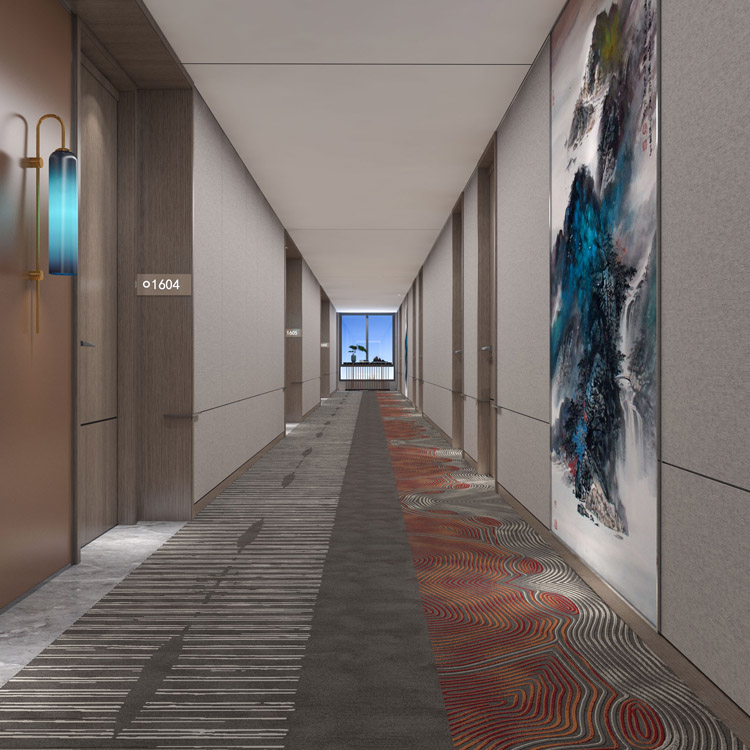 Customize High-quality Hotel Corridor Patterned Printed Carpets