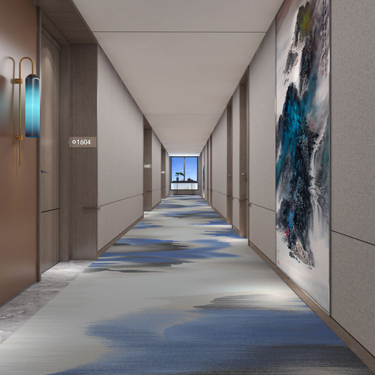 Customize High-quality Hotel Corridor Patterned Printed Carpets