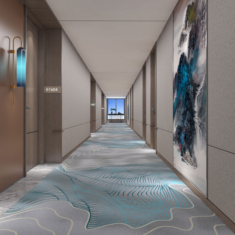 Customize High-quality Hotel Corridor Patterned Printed Carpets