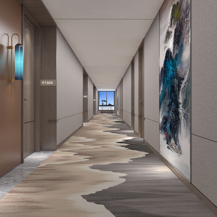 Customize High-quality Hotel Corridor Patterned Printed Carpets