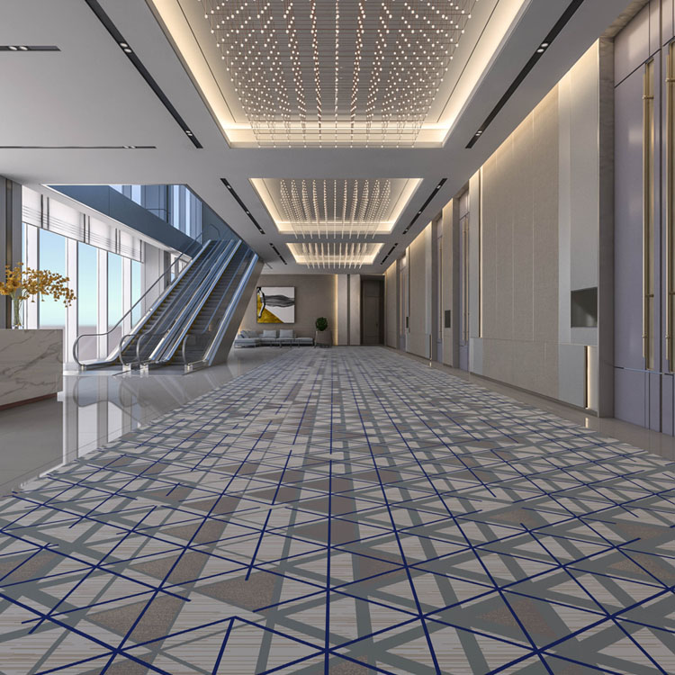 Custom Commercial Printed Carpet Hotel Aisle Carpet