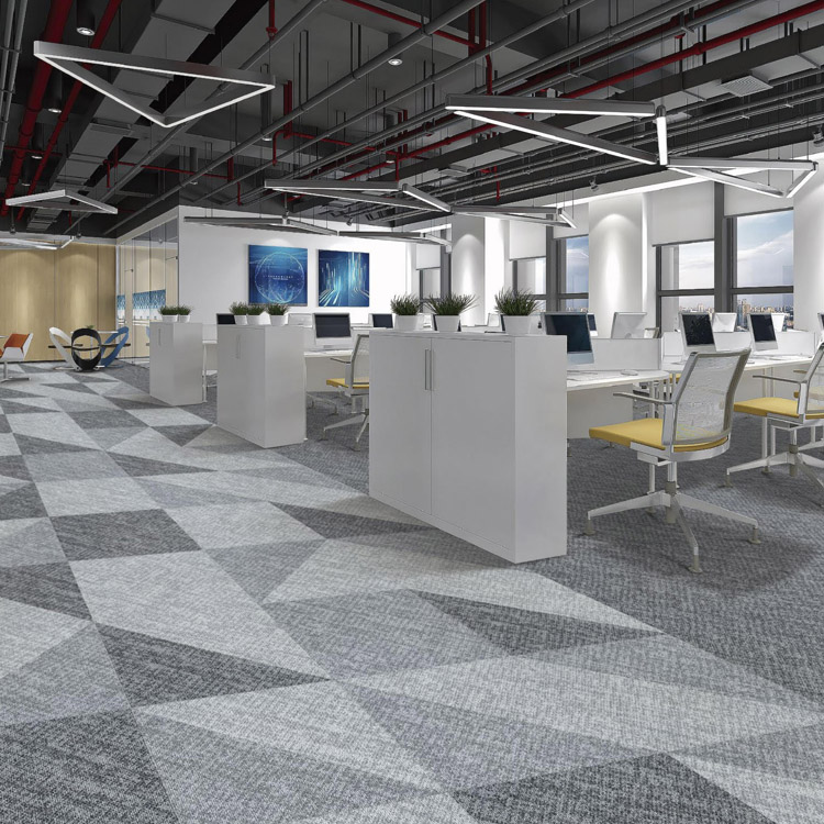Nylon Office Carpet Tiles High Quality High-low Loop Carpet Tiles