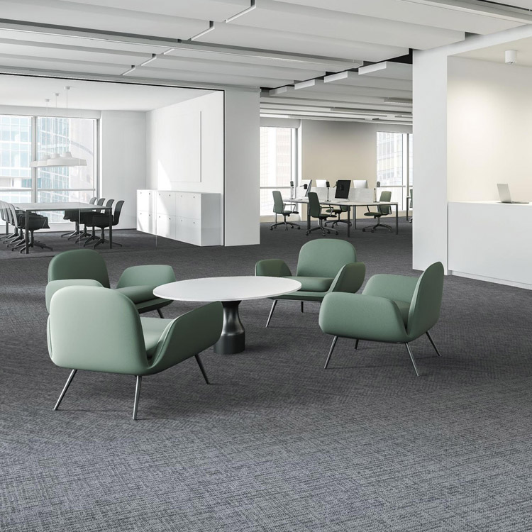 Nylon Office Carpet Tiles High Quality High-low Loop Carpet Tiles