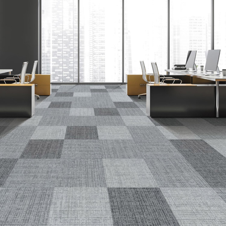 Nylon Office Carpet Tiles High Quality High-low Loop Carpet Tiles