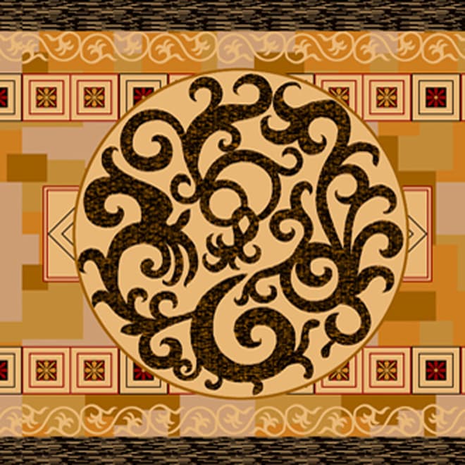 ZS233516, nylon printed corridor carpet