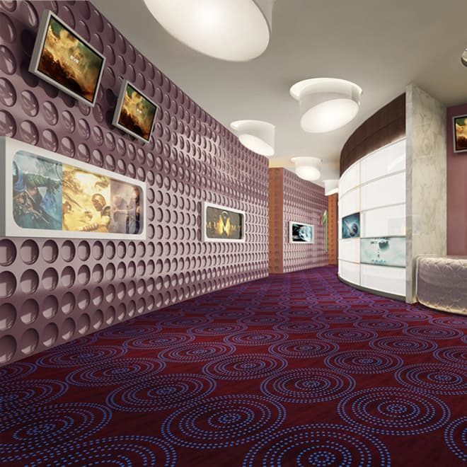ZSDYY02, nylon printed carpet, carpet for cinema