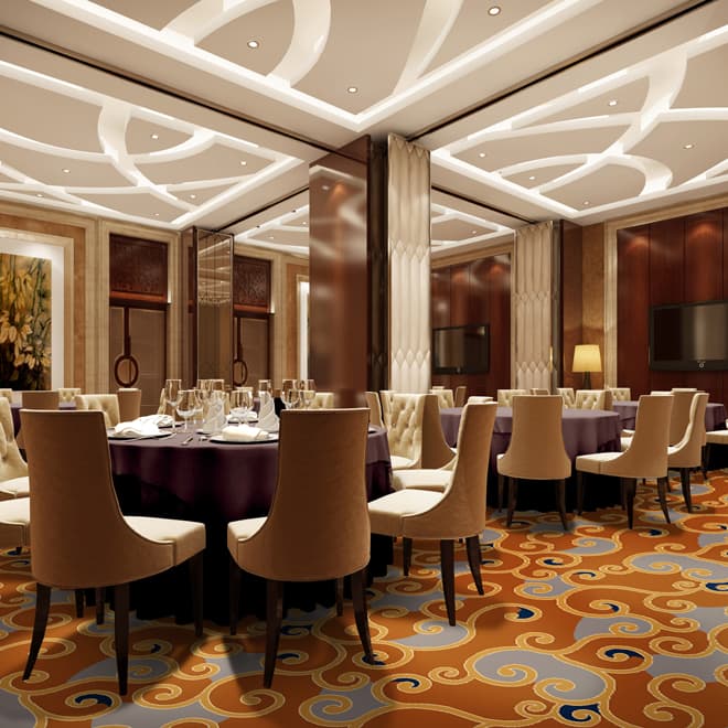 ZSW3387, custom pattern carpet, cut pile carpet