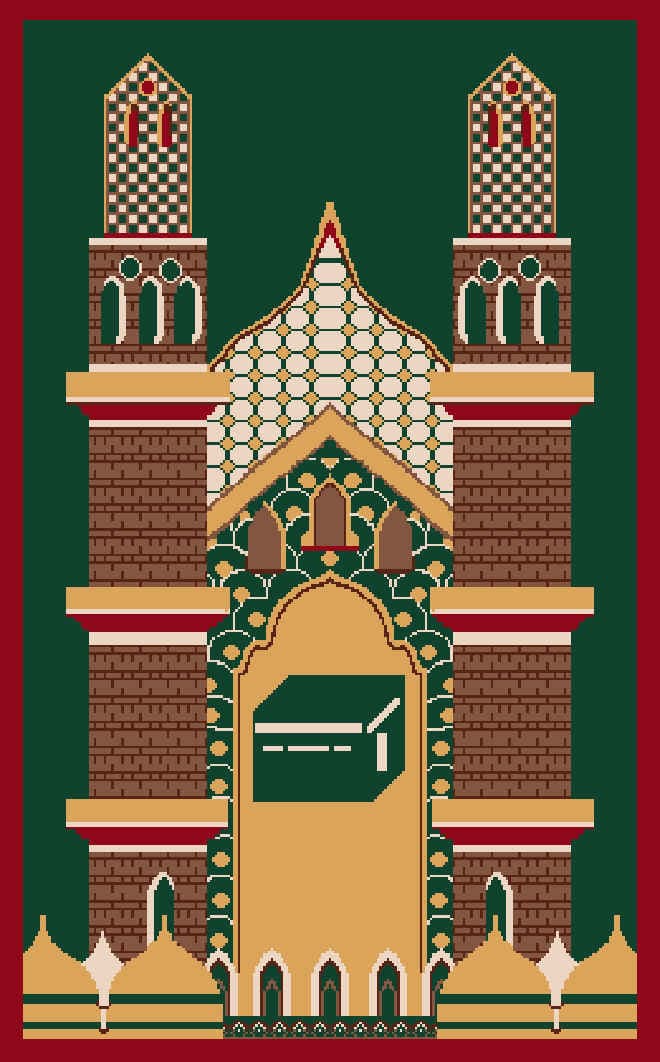 MSL9601, mosque carpet, carpet for mosque