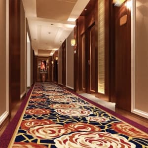 Commercial Wilton Carpet For Restaurant Corridor