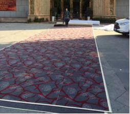 Cut the carpet according the size of your room Cut the carpet according the size of your room