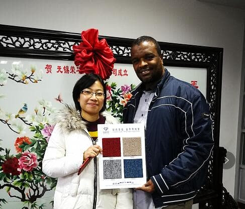 Customer from Ghana visited our factory on January