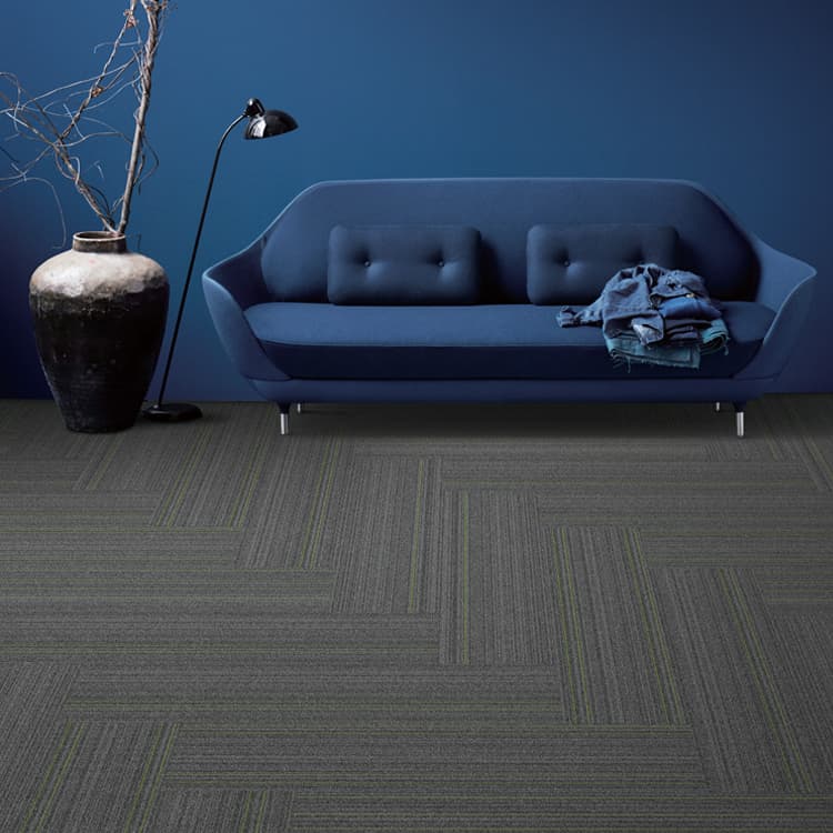 Cheap 100% PP Loop pile Eco-Friendly Carpet Tile suppliers