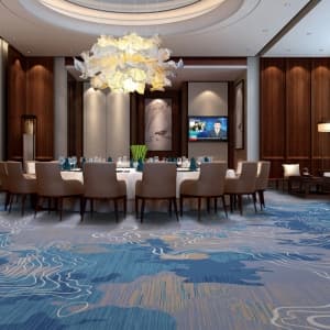 New printed patterns hotel use wall to wall carpet