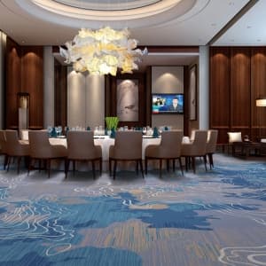 New printed patterns hotel use wall to wall carpet