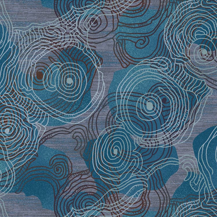 Wall to wall fashion design luxury hotel printed carpet