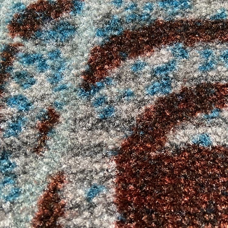 Wall to wall fashion design luxury hotel printed carpet