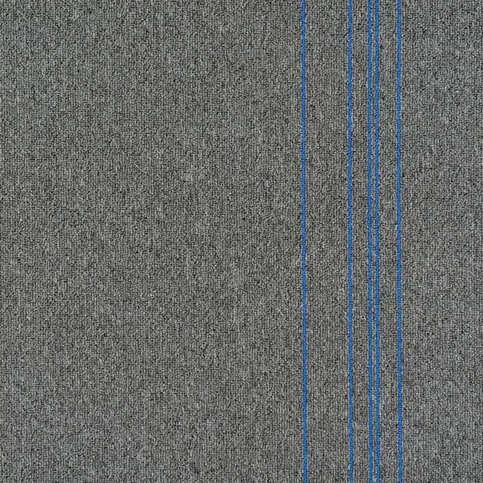 Bitumen Backing Low Pile Stripe Carpet Tiles