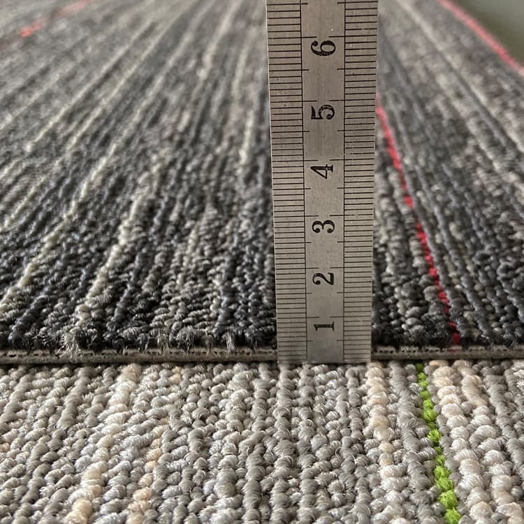 PVC Backing Loop Pile Jacquard Carpet Tiles