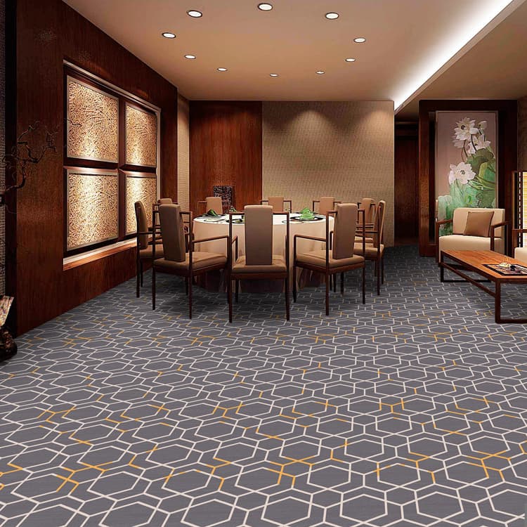  Wall To Wall Printed Hotel Corridor Carpet
