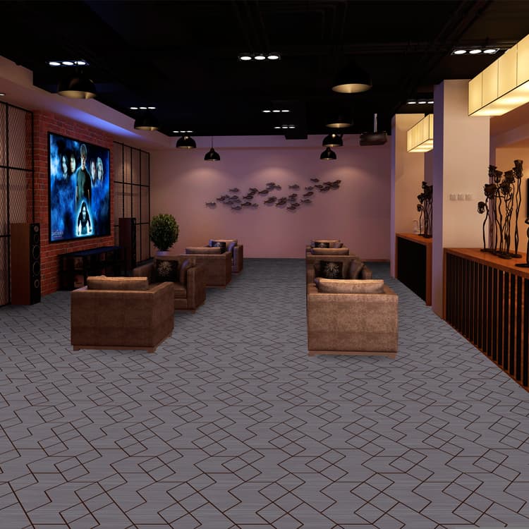 Hotel Public Area Corridor Broadloom Printed Carpet