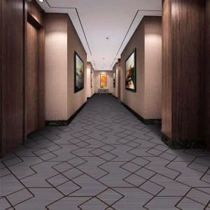 Hotel Public Area Corridor Broadloom Printed Carpet