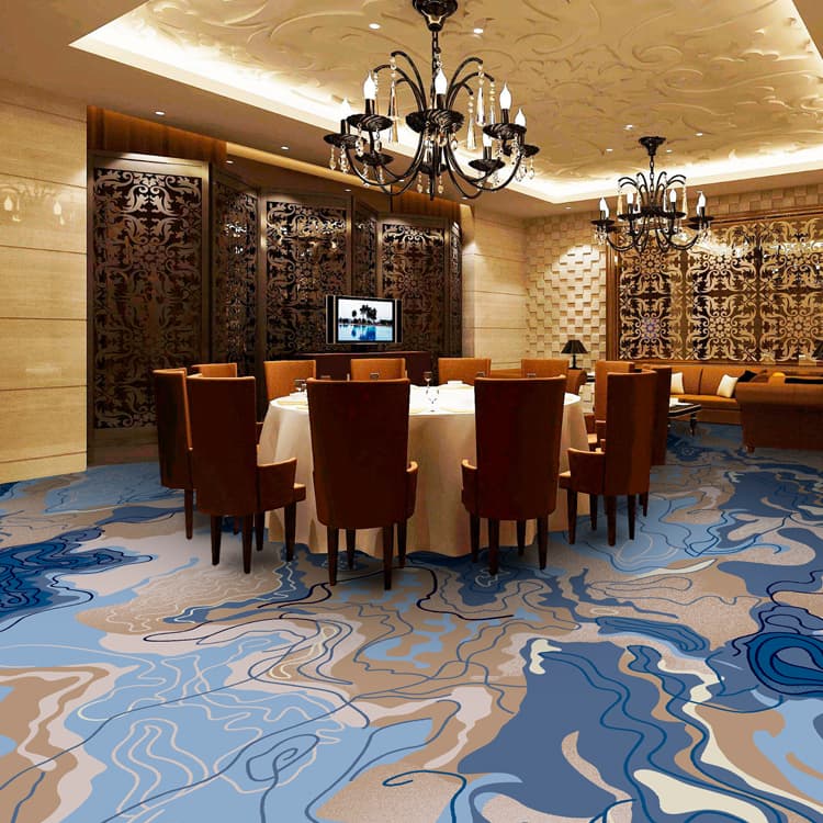 Fashion Hotel Corridor Floor Printed Carpet Roll