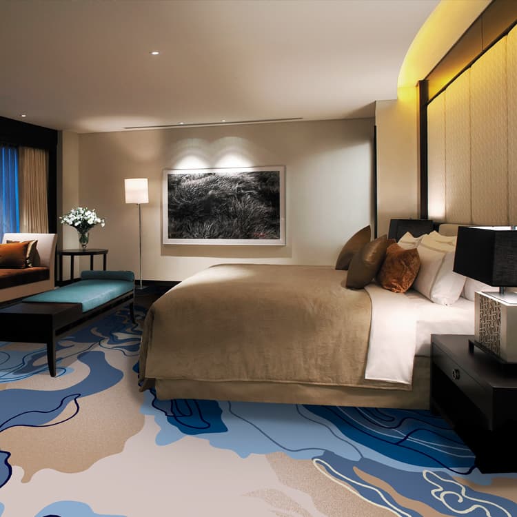 Fashion Hotel Corridor Floor Printed Carpet Roll